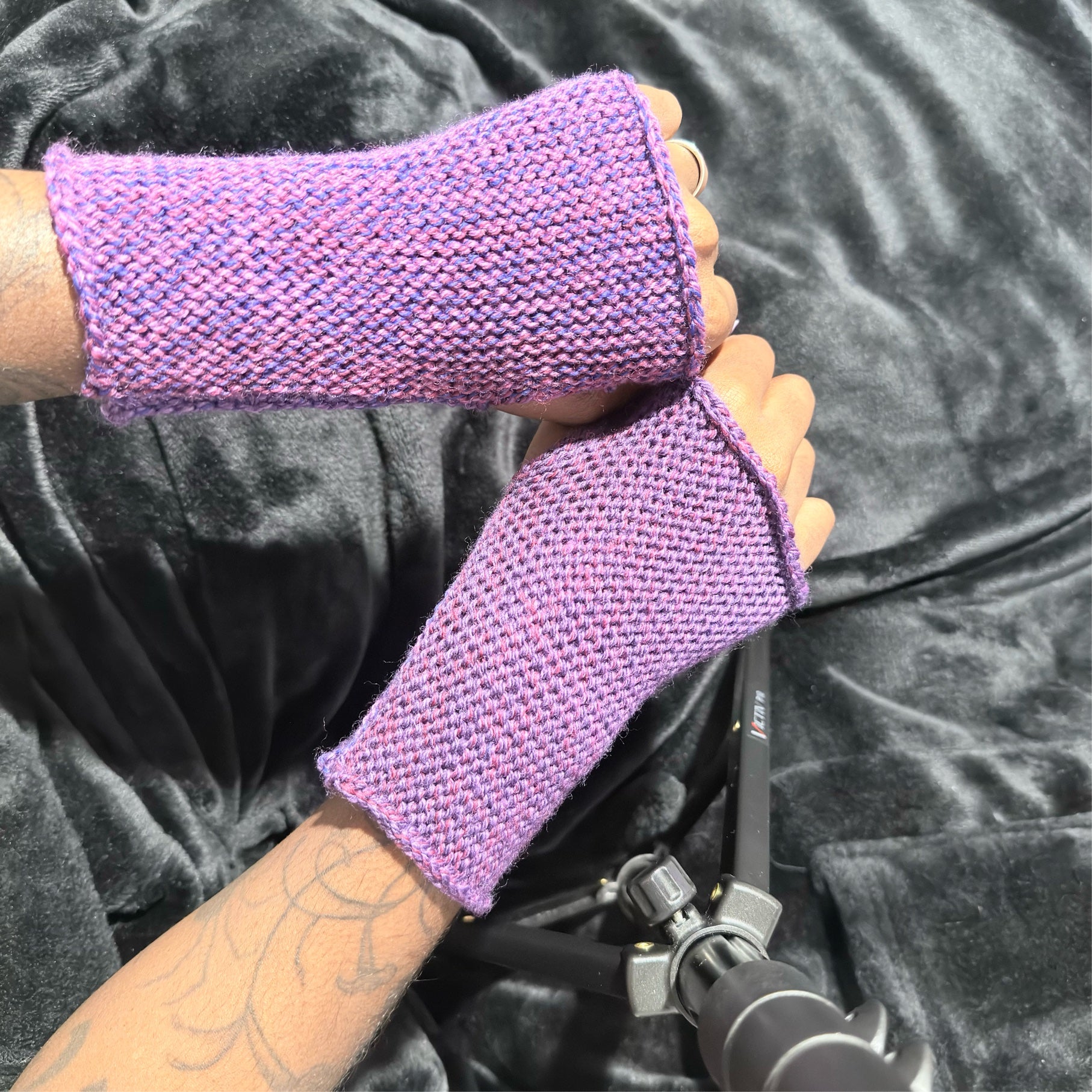 Petunia Fingerless Gloves