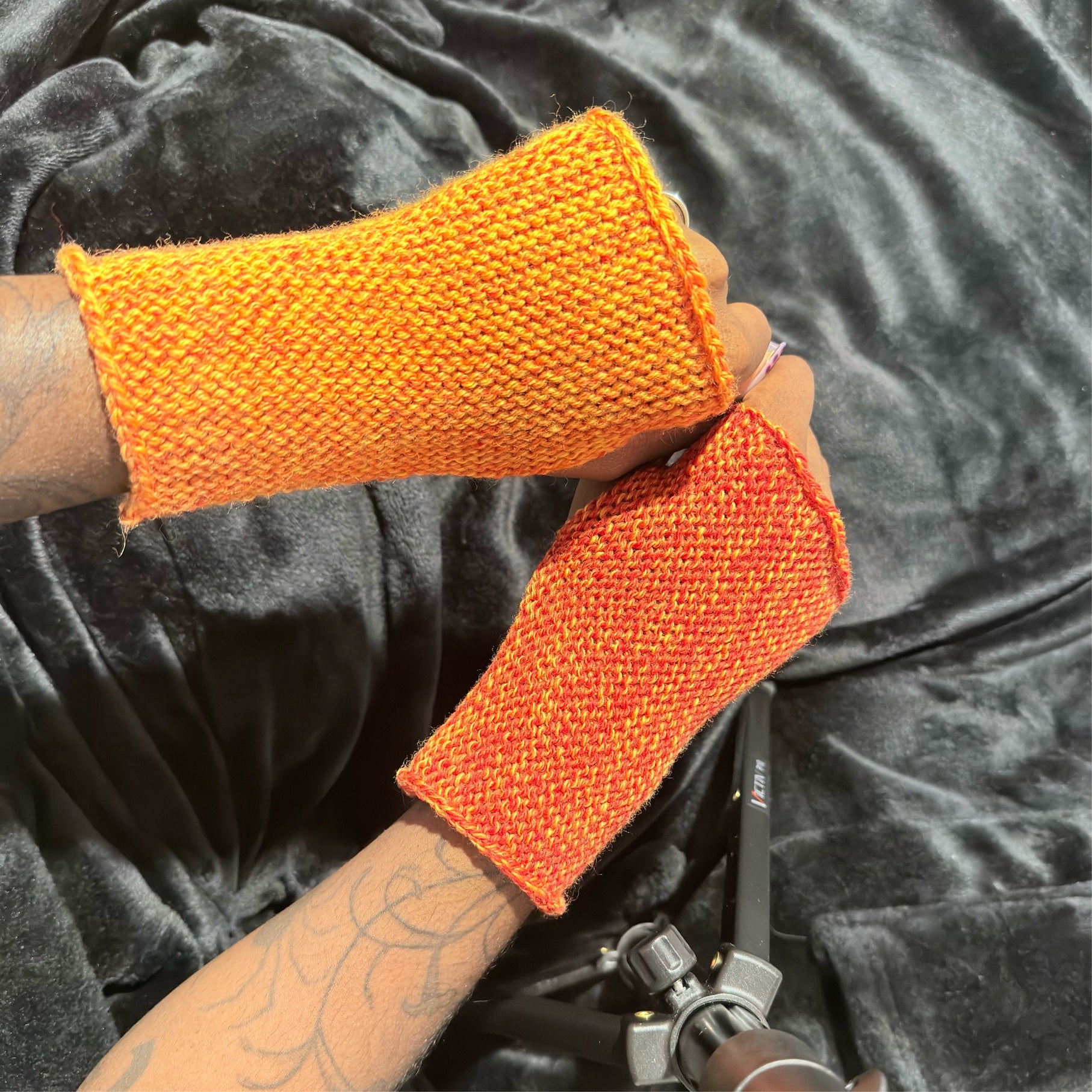 Sunset Fingerless Gloves