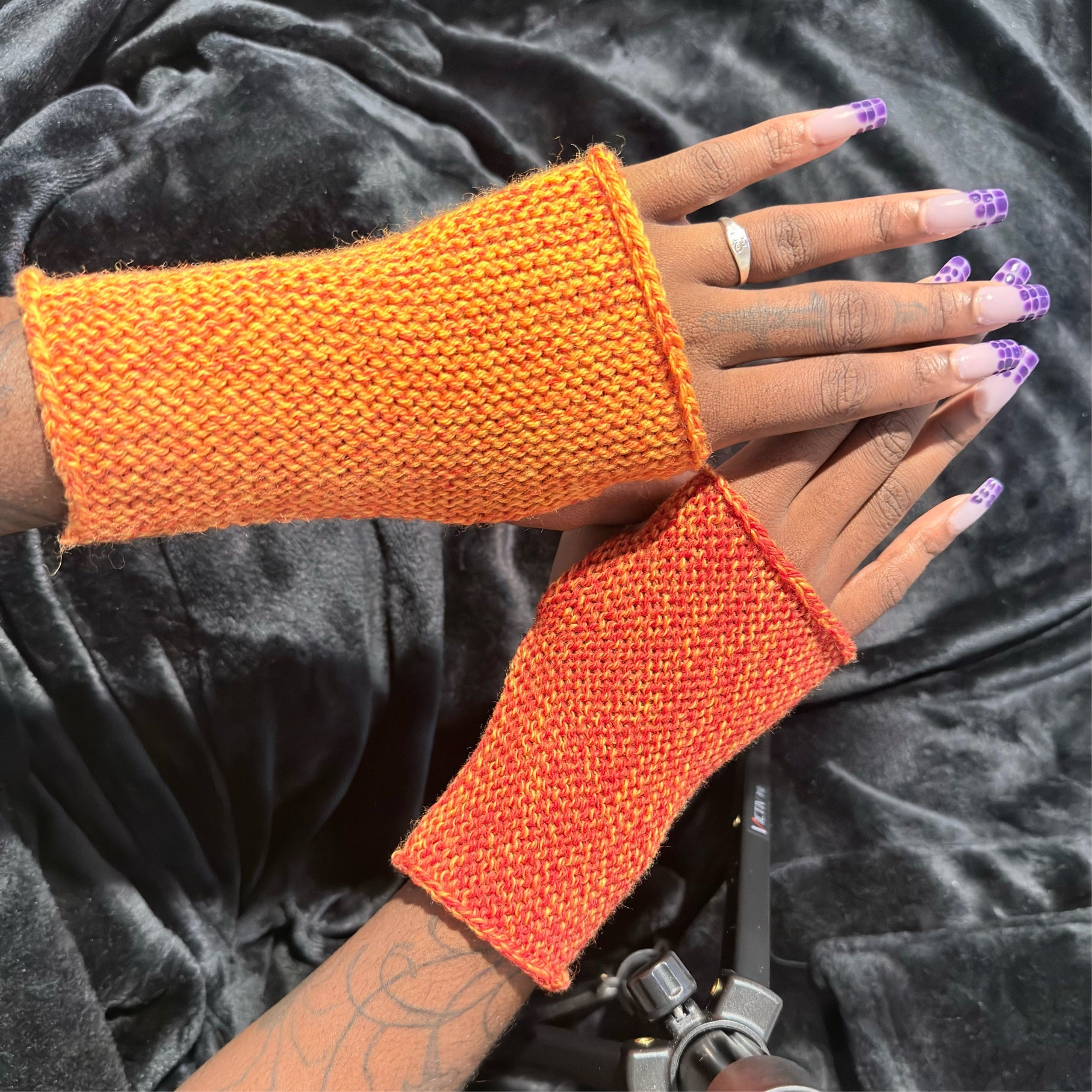 Sunset Fingerless Gloves
