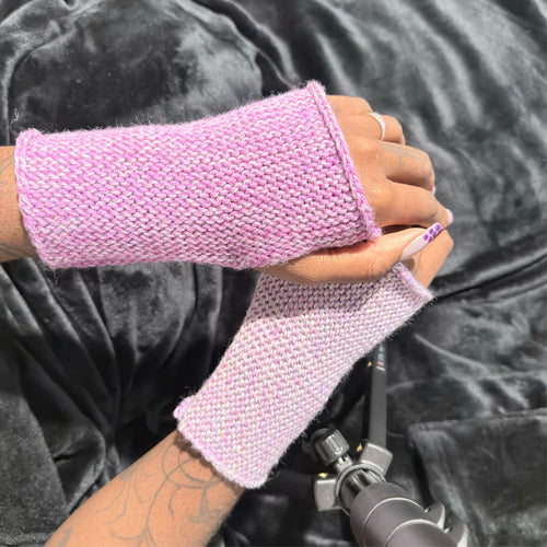 Orchid Fingerless Gloves